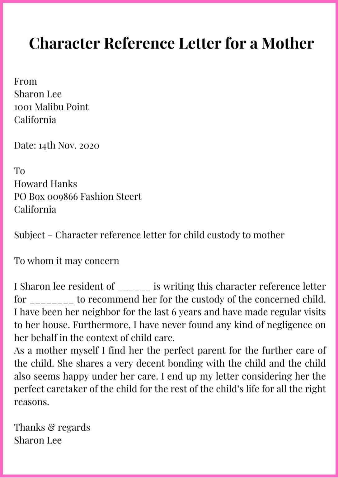 sample-character-reference-letter-for-a-mother-character-reference-letter