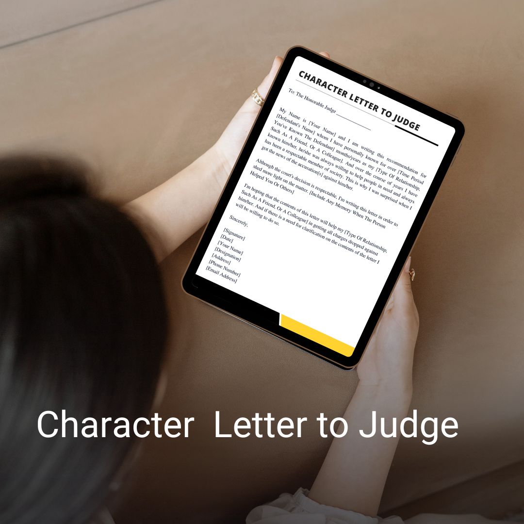 Character Letter to Judge Sample Template in Pdf & Word (4)