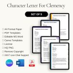 Character Letter For Clemency Template in PDF & Word
