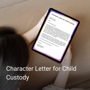 Character Letter for Child Custody Sample Template in Pdf & Word (4)