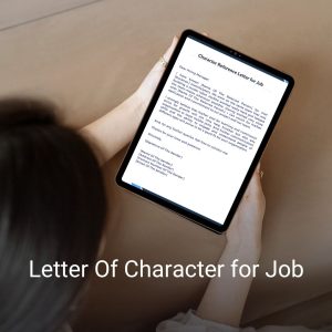 Character Reference Letter for Job Sample Template in Pdf & Word (5)