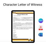 Character Witness Letter Sample Template in Pdf & Word (2)