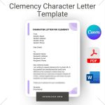 Clemency Character Letter Template