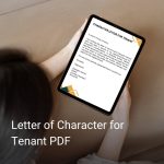 Letter of Character for Tenant PDF