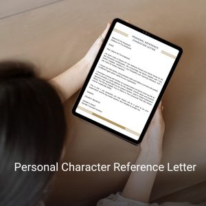 Personal Character Reference Letter Sample Template in Pdf & Word (3)