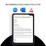 Recommendation Character Letter